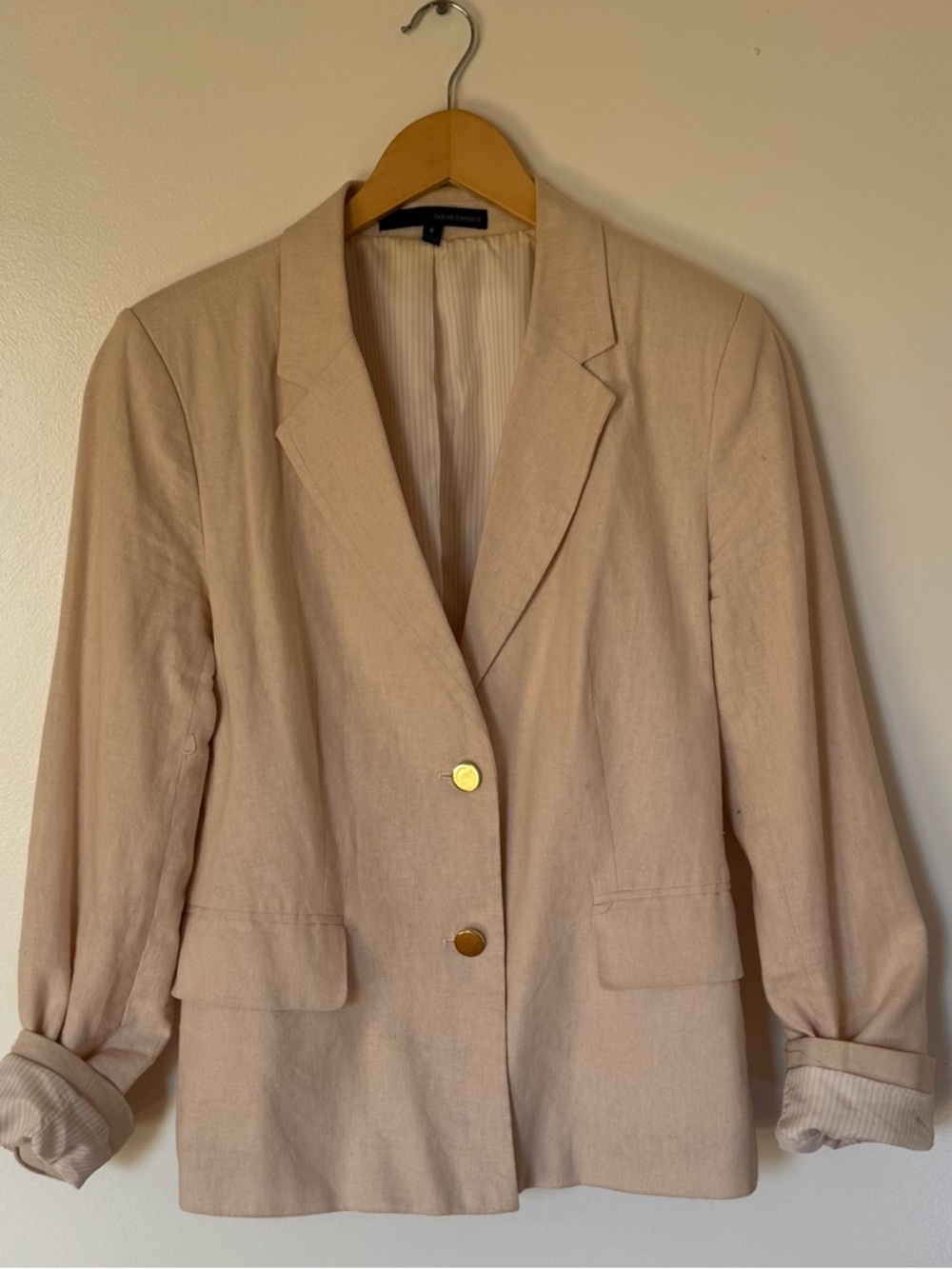 Women's Blazer Jacket in Light Pink